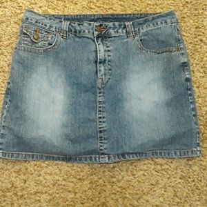 LANE BRYANT DENIM SKORT 18